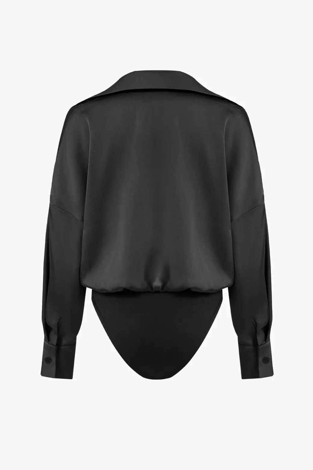 Patchwork Satin Bodysuit