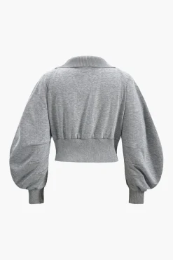 Patchwork Zipper Denim Outerwear Jacket