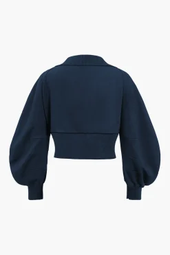 Patchwork Zipper Denim Outerwear Jacket