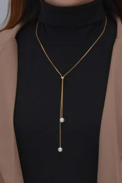 Pearl Adjustable Necklace