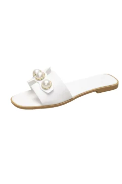 Pearl Flat Slippers