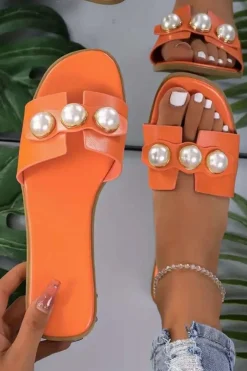 Pearl Flat Slippers
