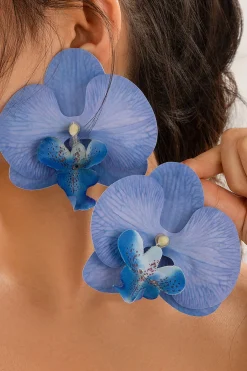 Phalaenopsis Orchid Flower Earrings