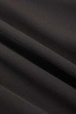 Pleated Asymmetrical Wide Leg Trousers