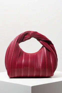 Pleated Handheld Clutch Bag