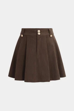 Pleated Mini Skirt