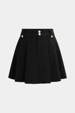 Pleated Mini Skirt