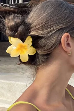 Plumeria Claw Clip