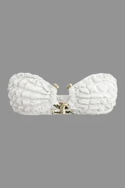 Popcorn Textured Tube Top And Mini Skirt Set