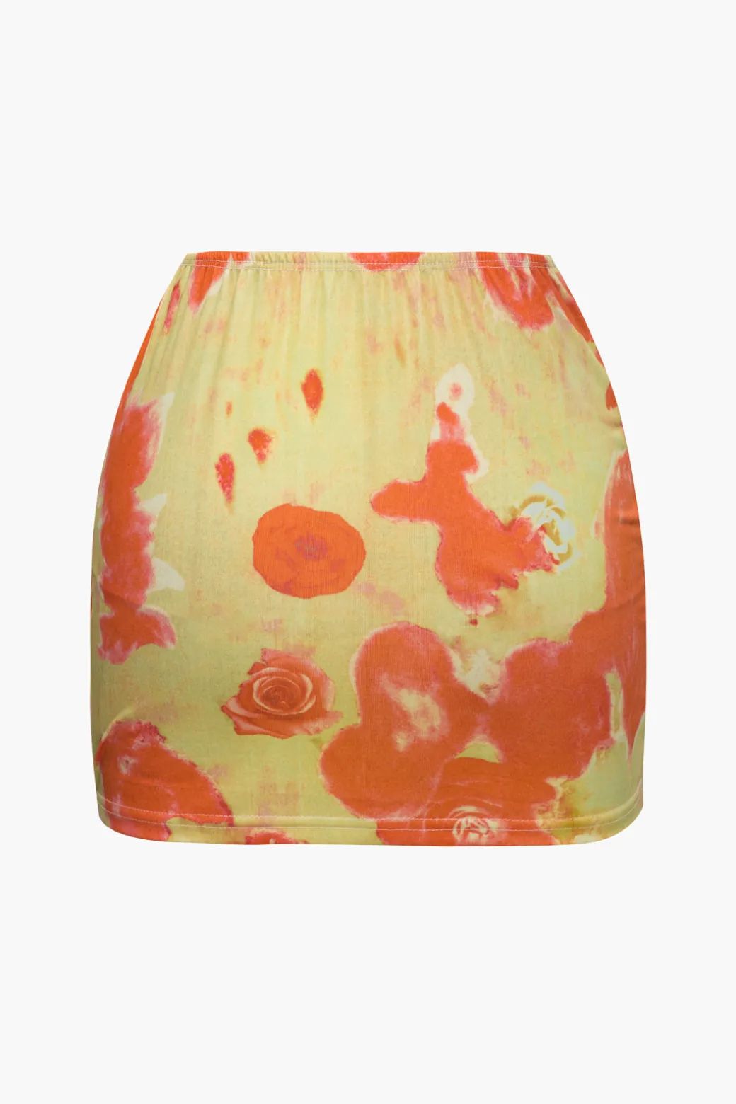 Printed Corset Cami Top And Mini Skirt Set
