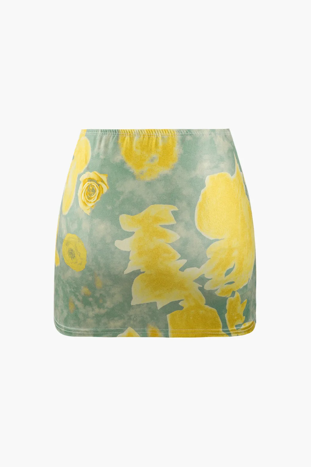 Printed Corset Cami Top And Mini Skirt Set