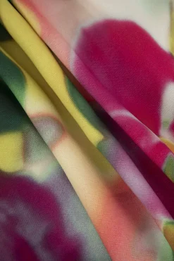 Printed Satin Blouse