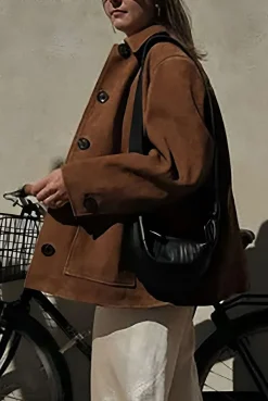 Retro Print Button Pocket Jacket