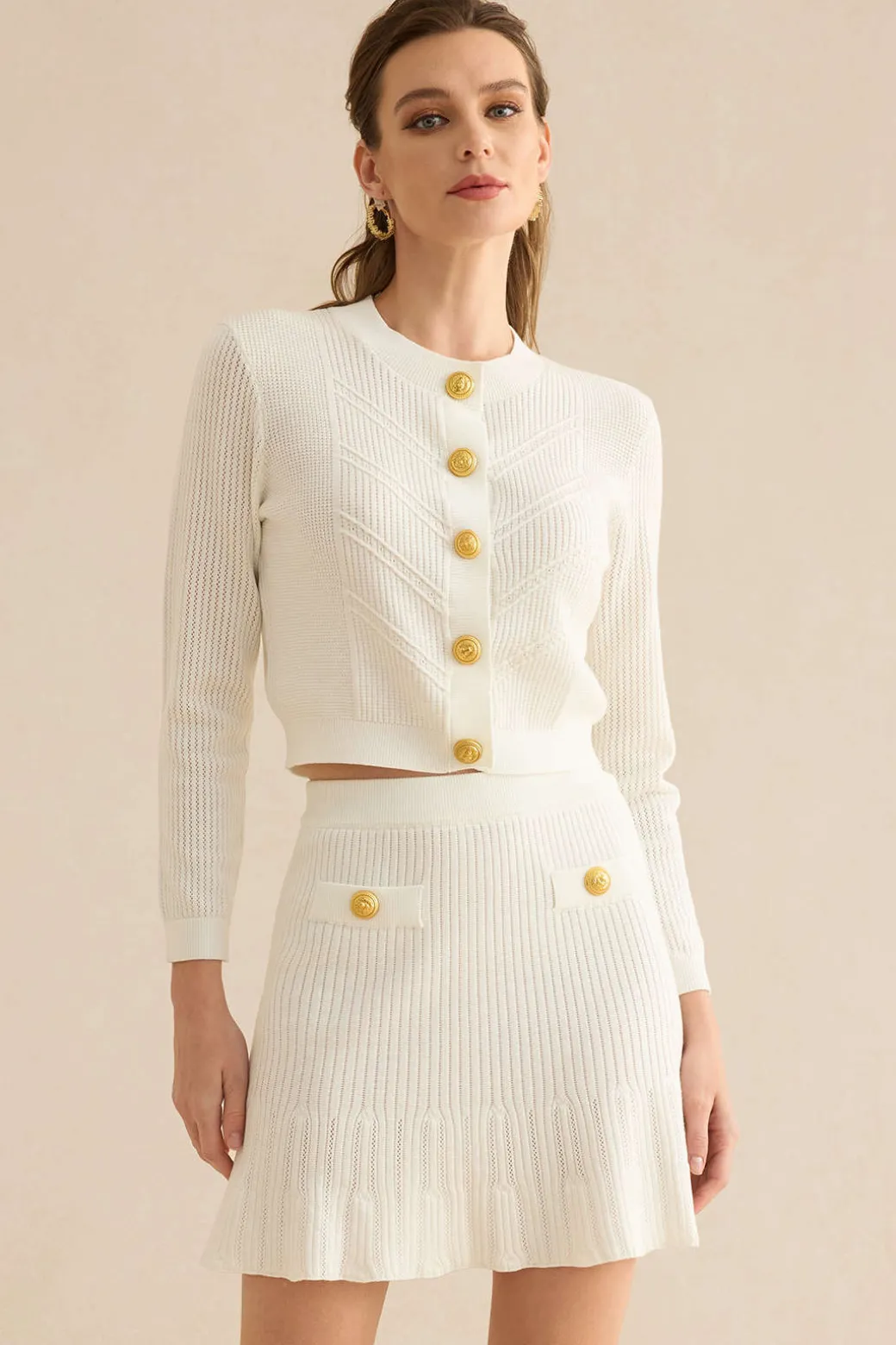 Ribbed Sweater Skirt