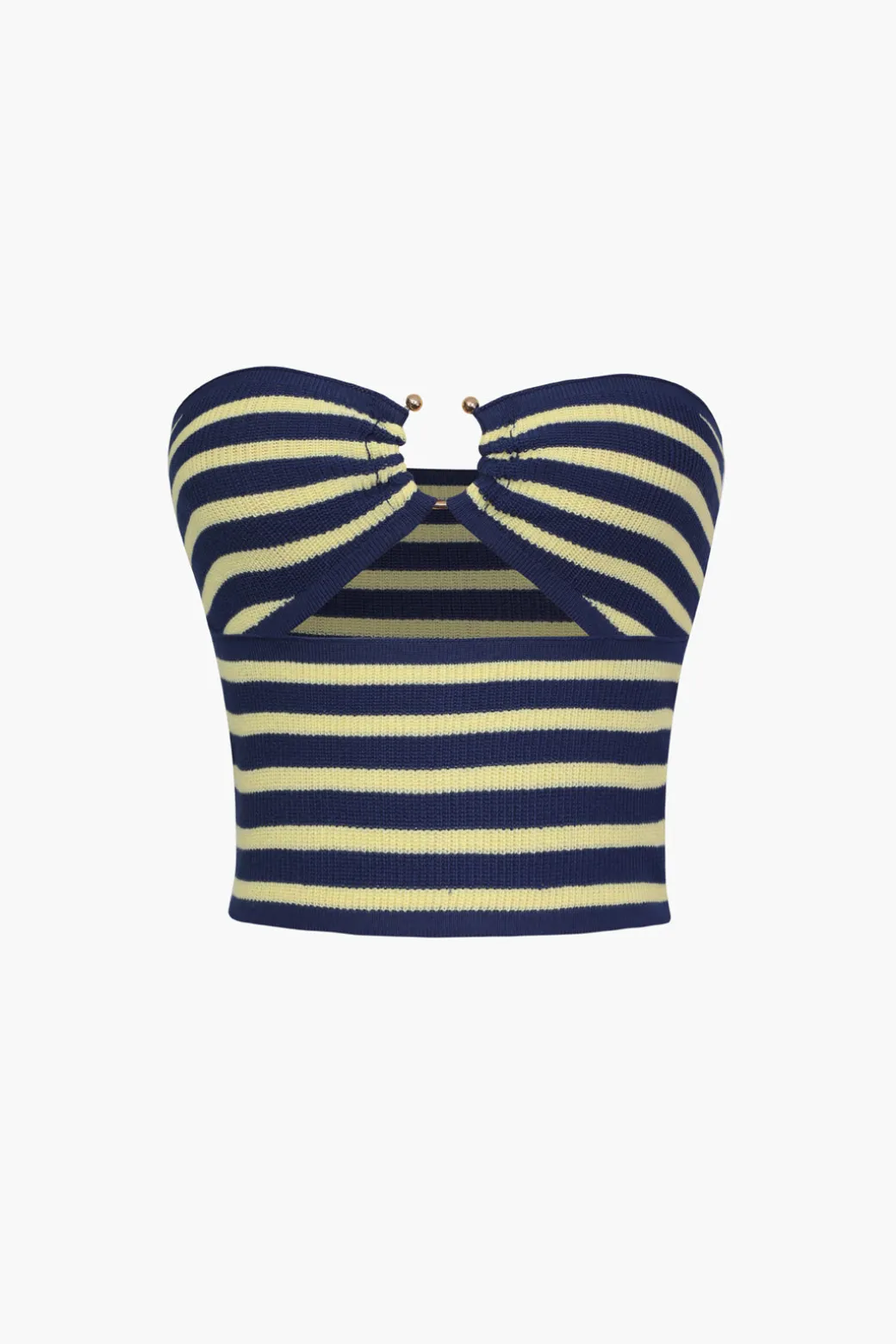 Ring Cut Out Front Tube Top
