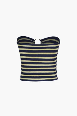 Ring Cut Out Front Tube Top