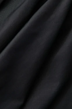 Ruched Drawstring Asymmetric Mini Skirt
