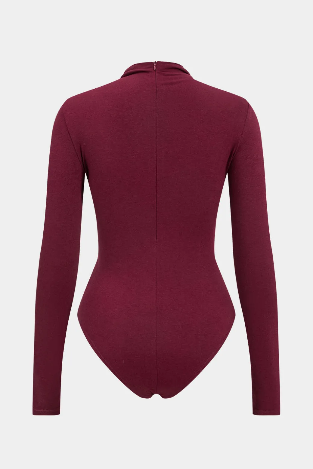 Ruched Long Sleeve Bodysuit
