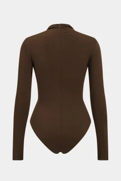 Ruched Long Sleeve Bodysuit