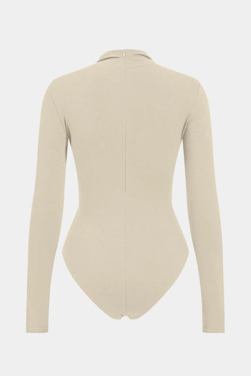 Ruched Long Sleeve Bodysuit