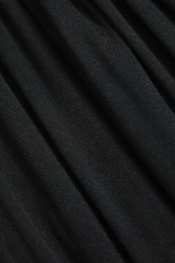 Ruched Pleated Design Long Sleeve T-Shirt