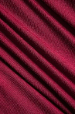 Ruched Twist Knot V-Neck Long-Sleeve Top