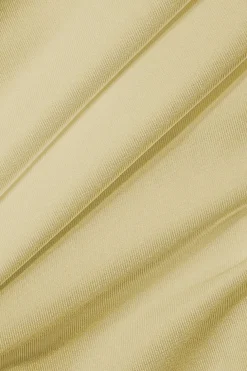 Ruffle Hem Ruched Sleeveless Maxi Dress