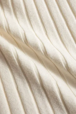 Ruffle Hem Sweater Midi Dress