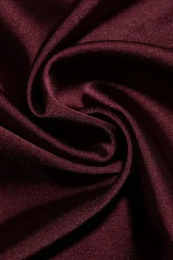 Satin Asymmetrical Sleeveless Mini Dress