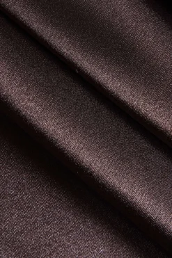 Satin Fake Pocket Long-Sleeve Shirt