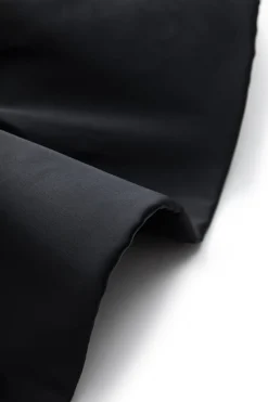 Satin Ruched Puff Skirt