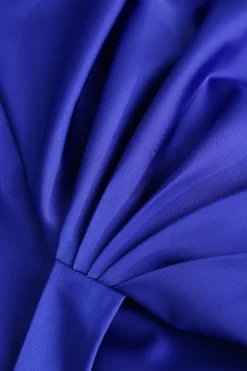 Satin Wrapped Shirt Dress