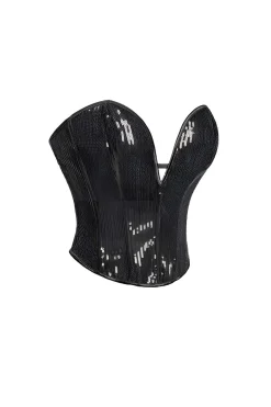 Sequin Bustier Corset Top