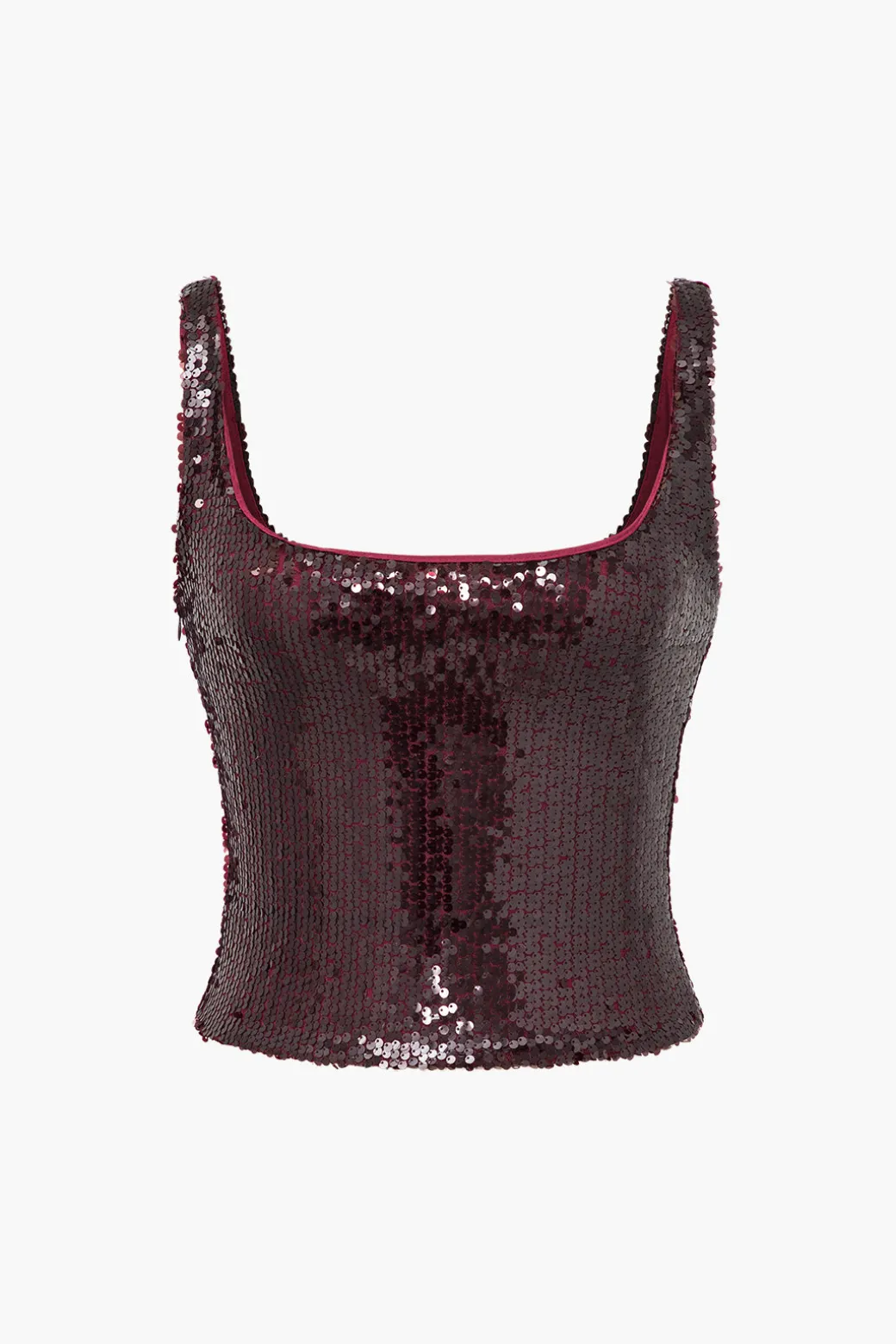 Sequin Cami Top And Skirt Set