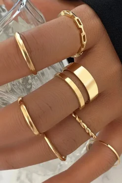 Set of 7 Pc Rings