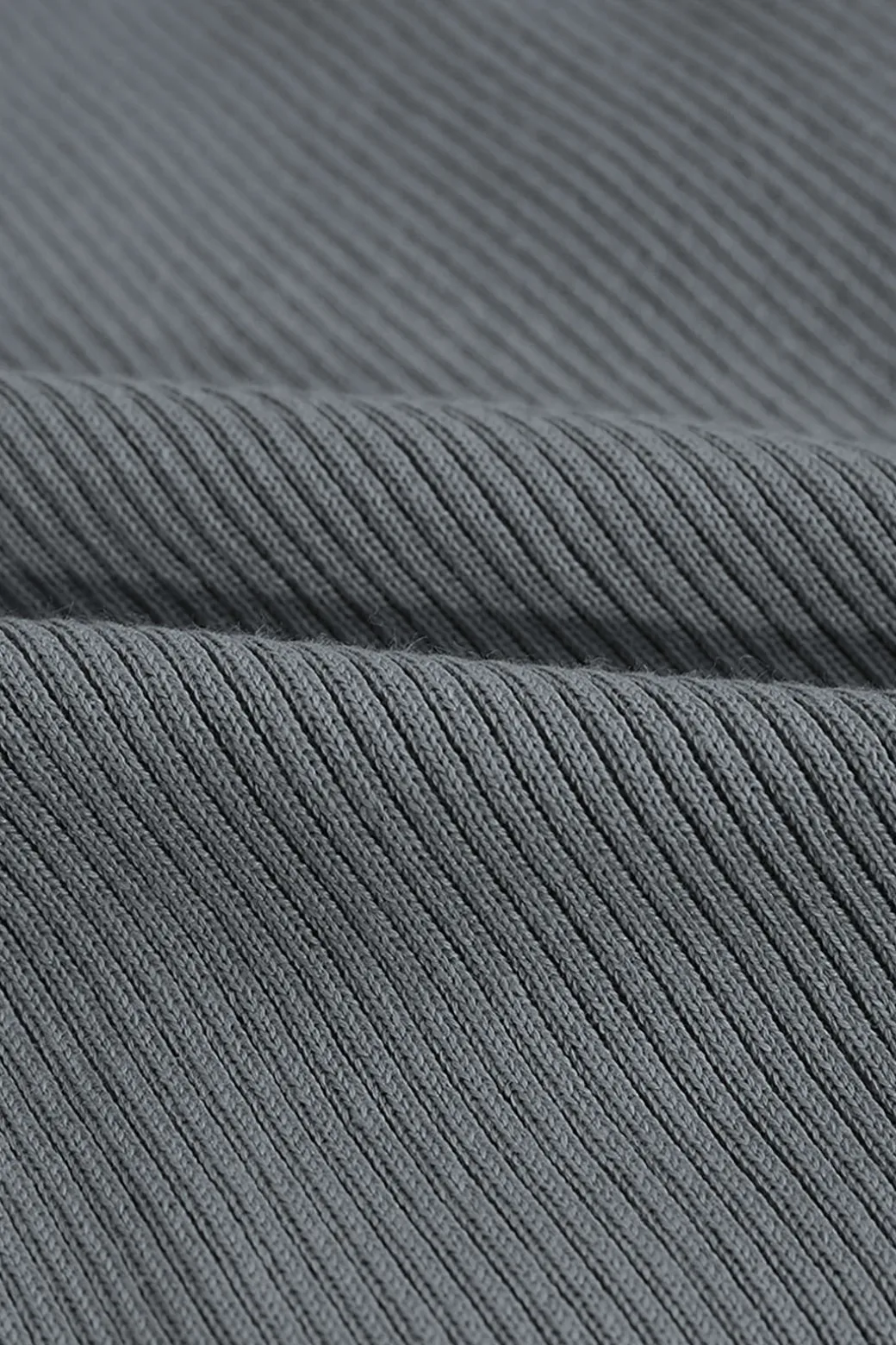 Shell Sleeve Ribbed Buttons Down Maxi Dress