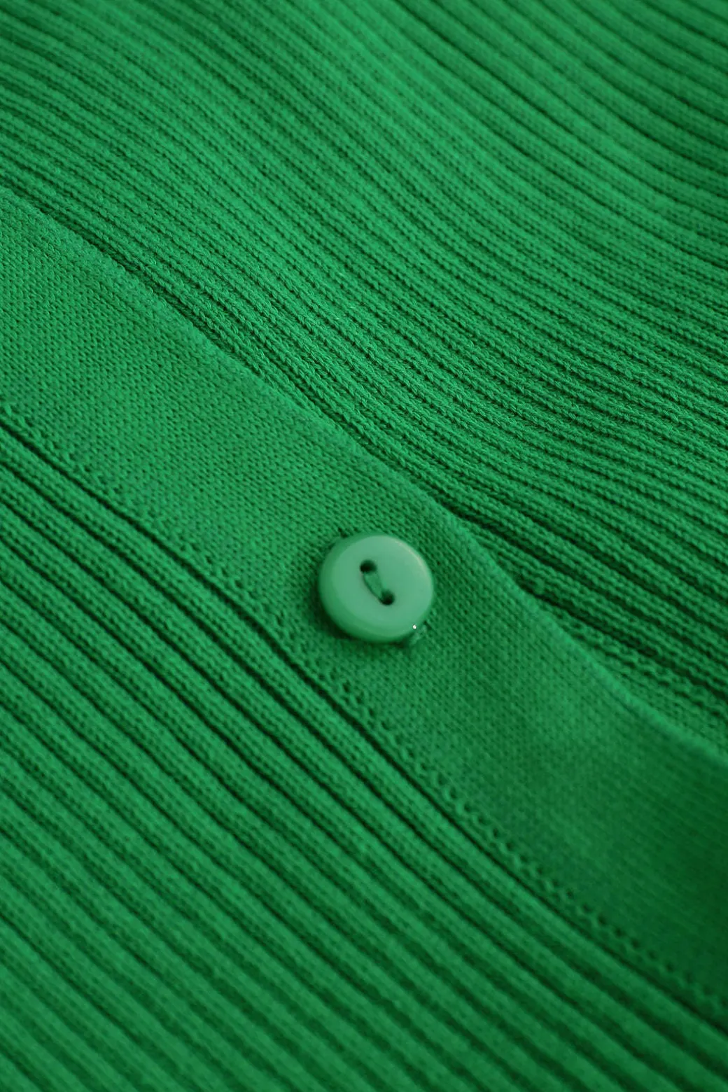 Shell Sleeve Ribbed Buttons Down Maxi Dress
