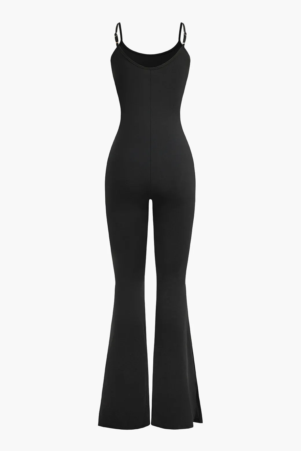 Slit Leg Cami Jumpsuit And Shrug Set