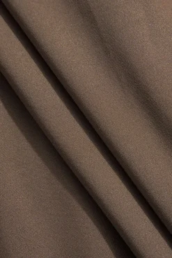 Solid Asymmetrical Knot Maxi Dress