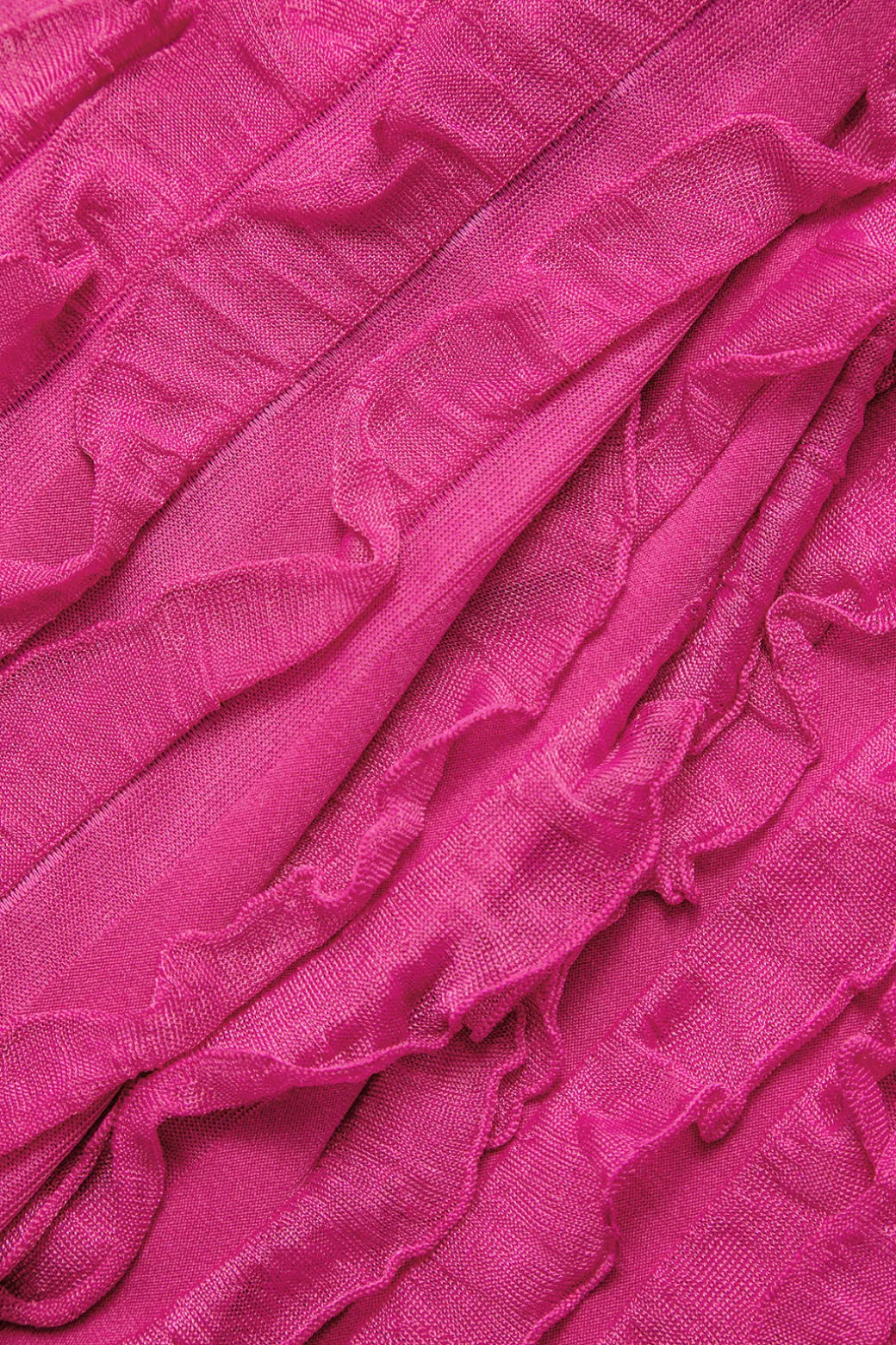 Solid Asymmetrical Ruffle Skirt Set
