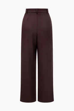 Solid Asymmetrical Trousers