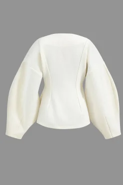 Solid Button Coat