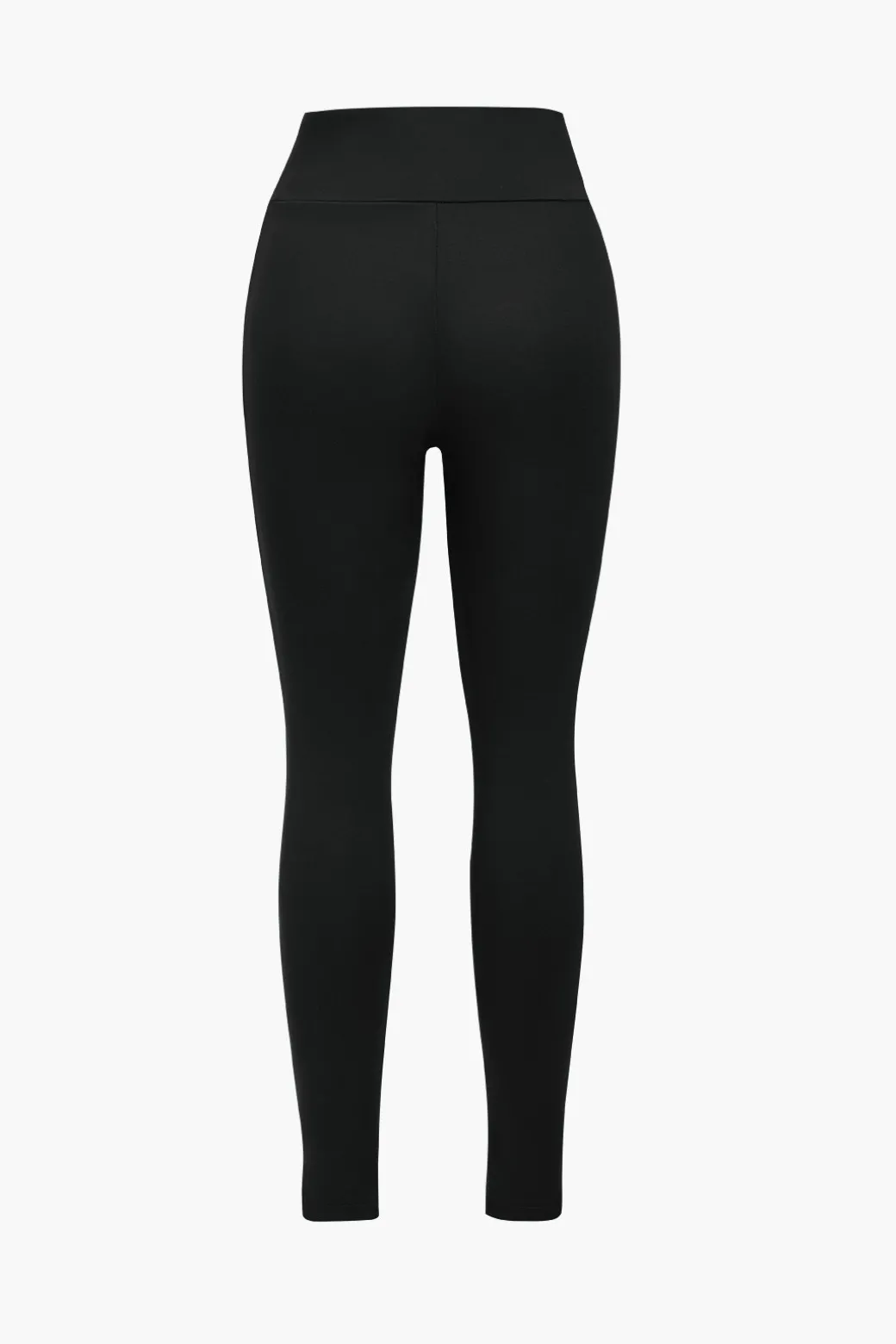 Solid Chain Drawstring Trouser Set