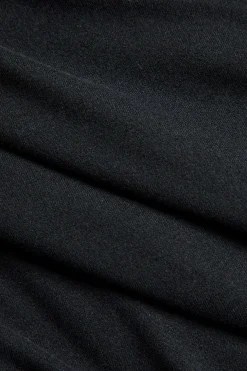 Solid Cut Out Twist Knot Long-Sleeve Top