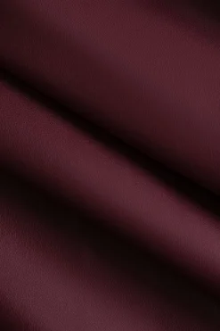 Solid Faux Leather Button Long Sleeve Mini Dress