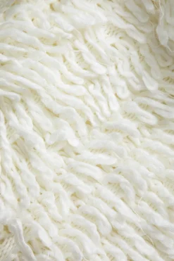 Solid Fringe Sweater Skirt