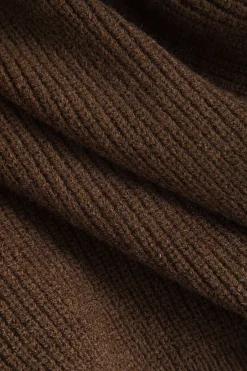 Solid Knit Button V-neck Long Sleeve Cardigan
