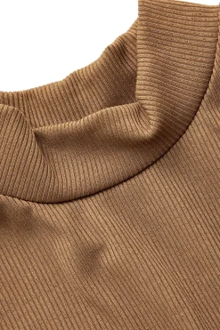 Solid Mock Neck Tank Top