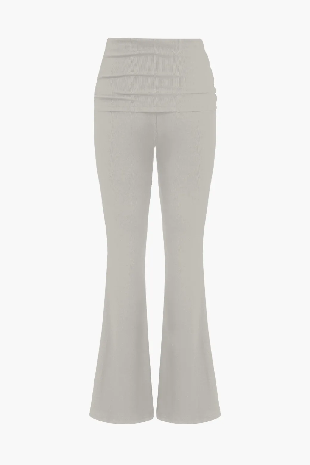 Solid Off Shoulder Top And Trouser Set