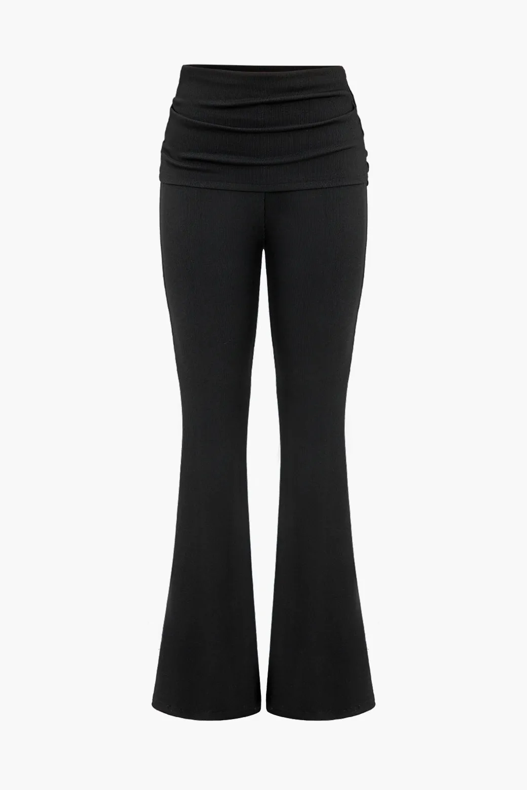 Solid Off Shoulder Top And Trouser Set